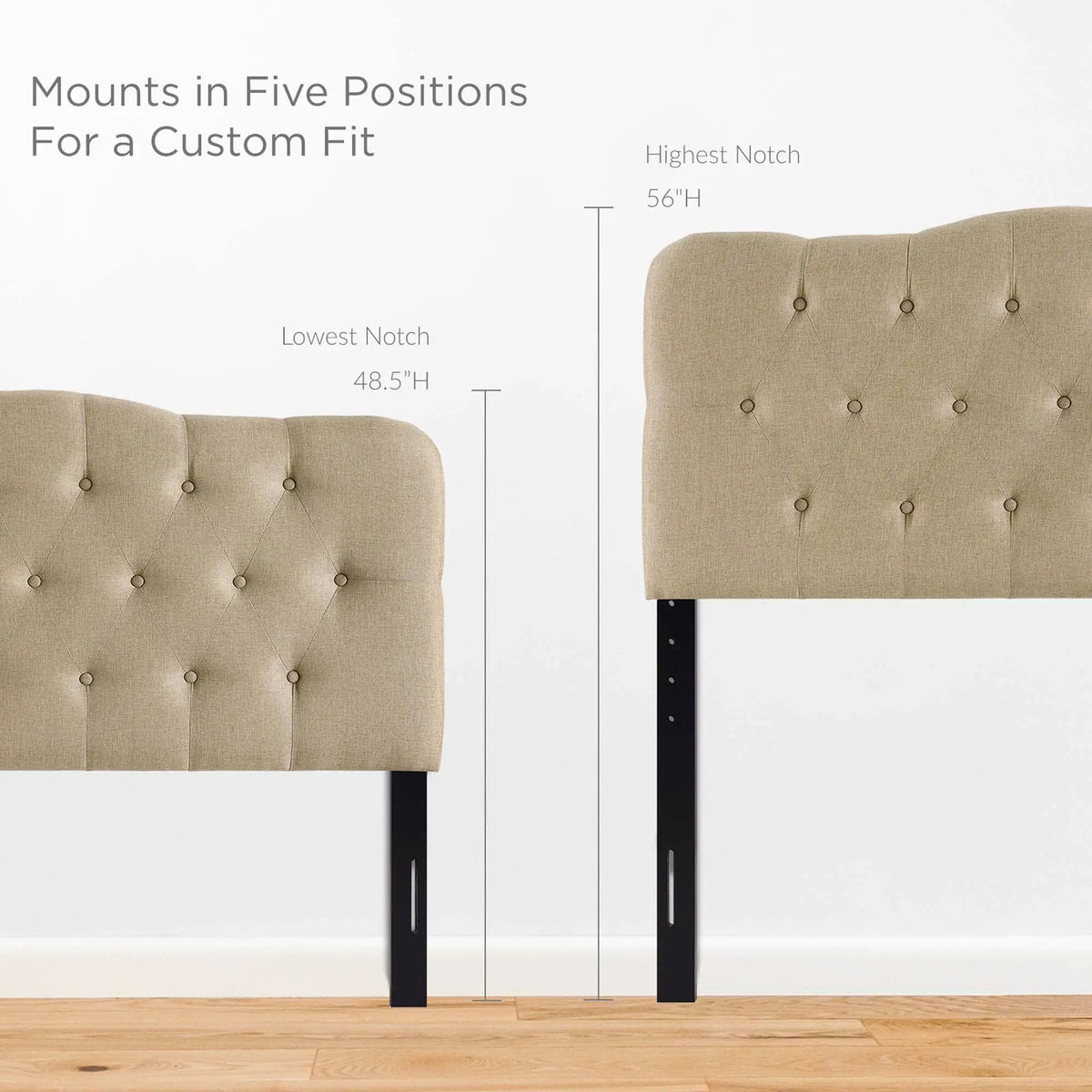 Annabel Upholstered Fabric Queen Headboard by Modway by HouseOfZazla