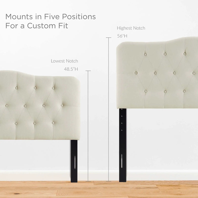 Annabel Upholstered Fabric Queen Headboard by Modway by HouseOfZazla