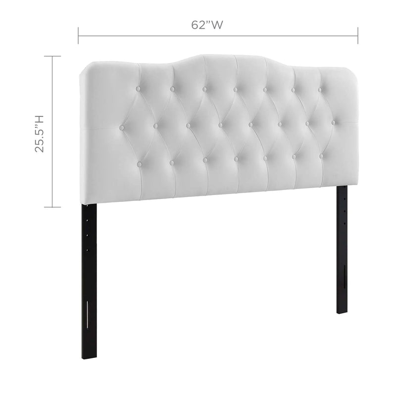 Annabel Upholstered Vinyl Queen Headboard by Modway by HouseOfZazla