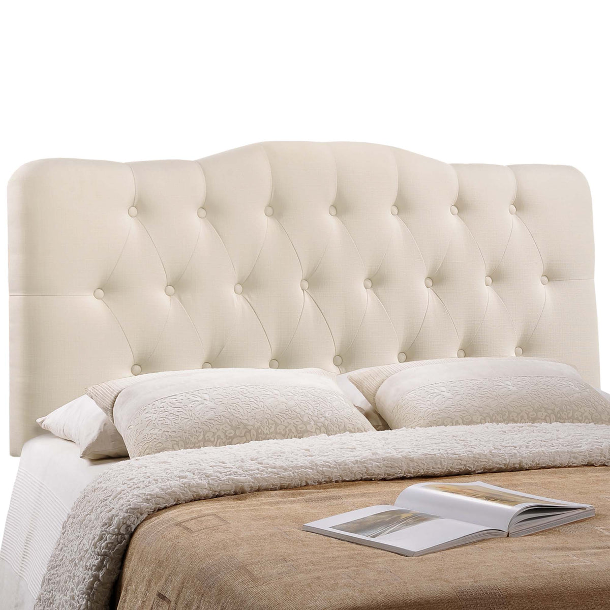 Annabel Upholstered Fabric Headboard by Modway, photo 21 of 25
