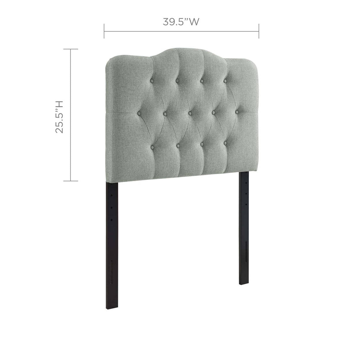 Annabel Upholstered Fabric Headboard by Modway, photo 4 of 25