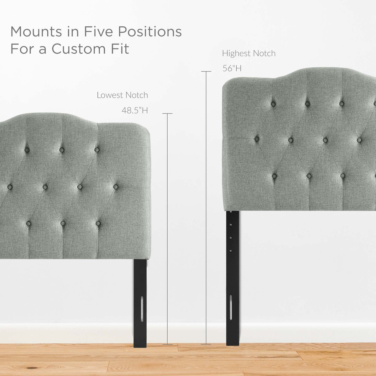 Annabel Upholstered Fabric Headboard by Modway, photo 3 of 25
