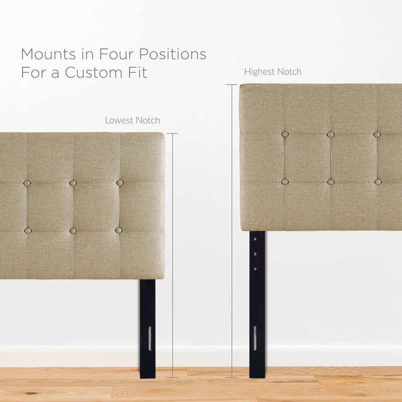 Emily Upholstered Fabric Twin Headboard by Modway by HouseOfZazla