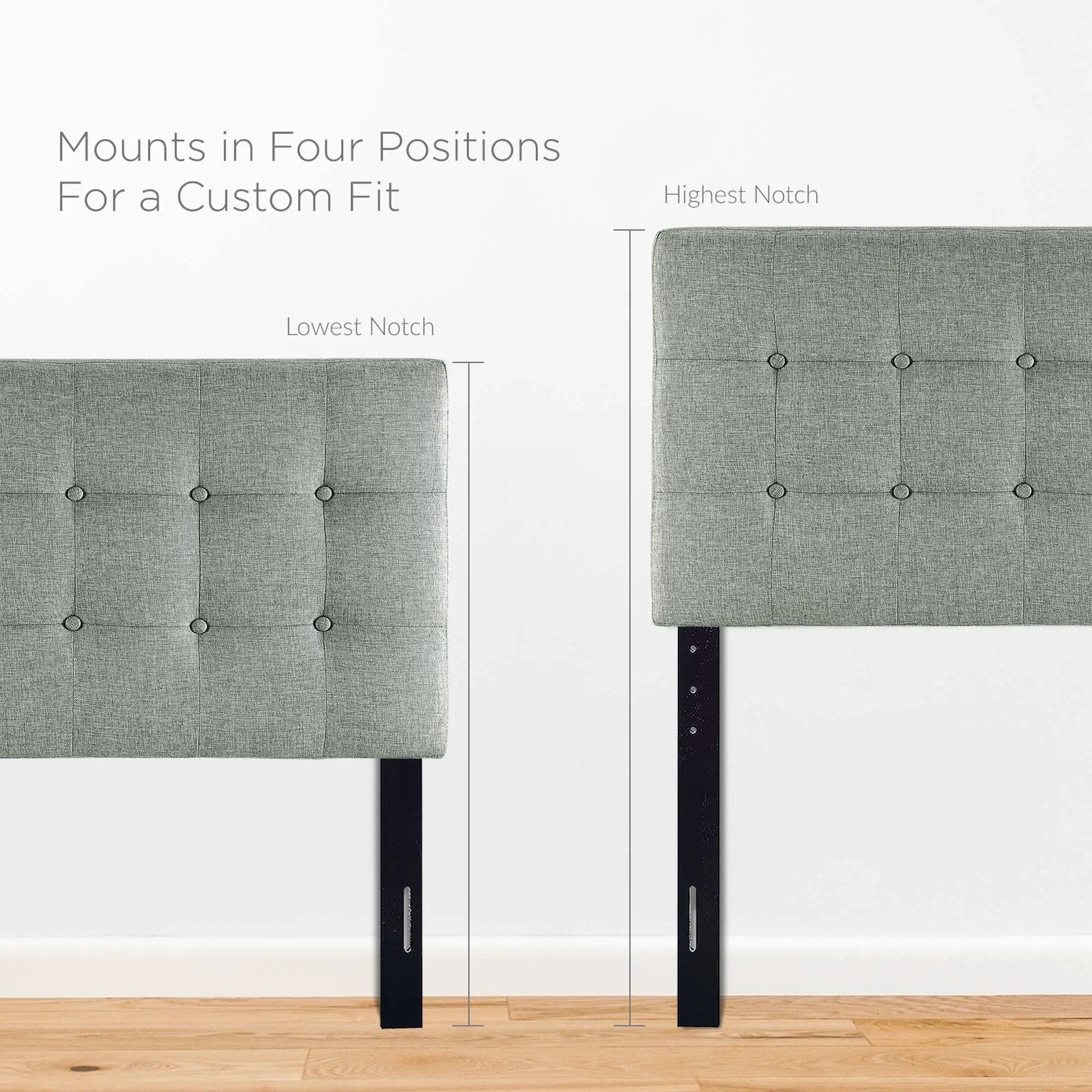 Emily Upholstered Fabric Twin Headboard by Modway by HouseOfZazla