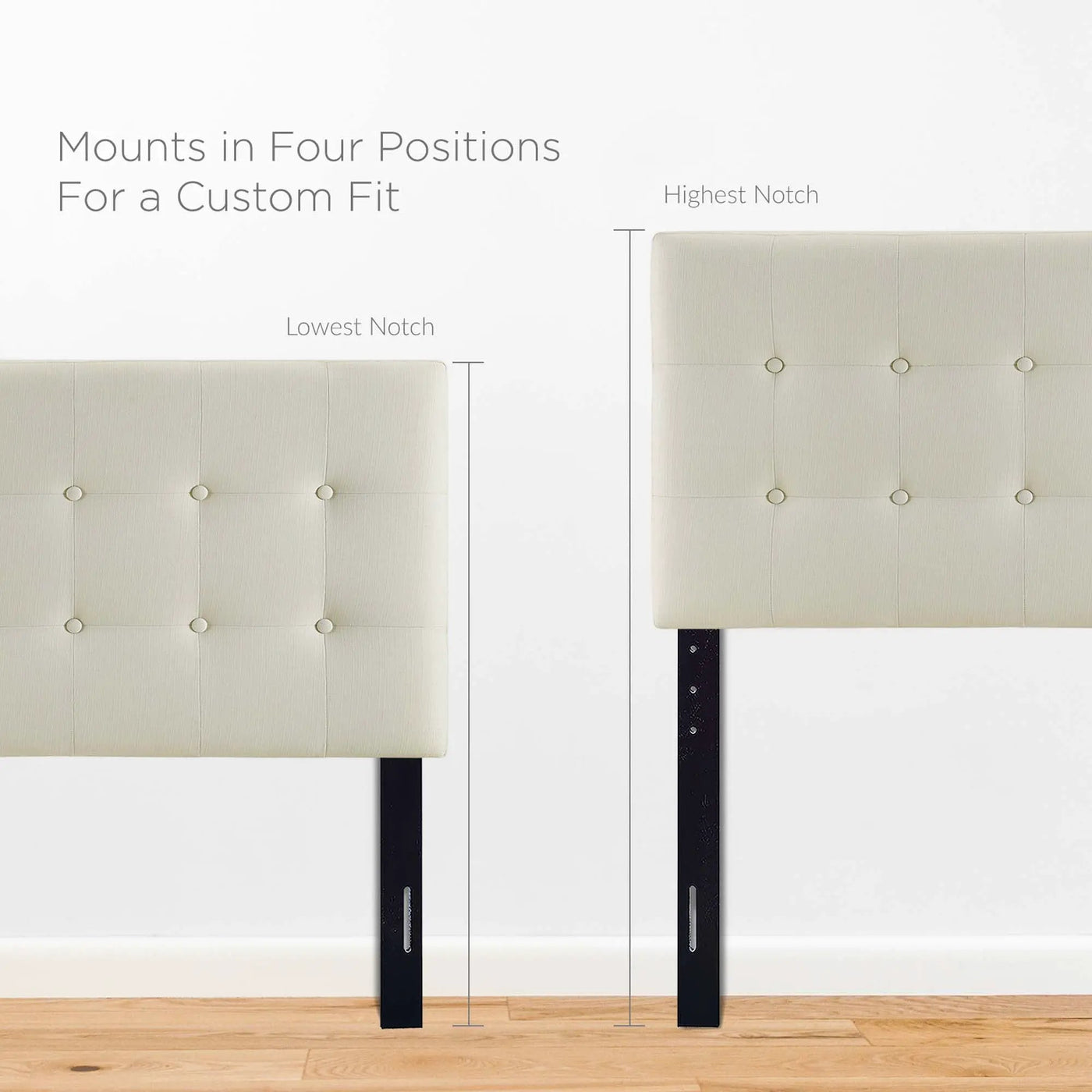 Emily Upholstered Fabric Twin Headboard by Modway by HouseOfZazla
