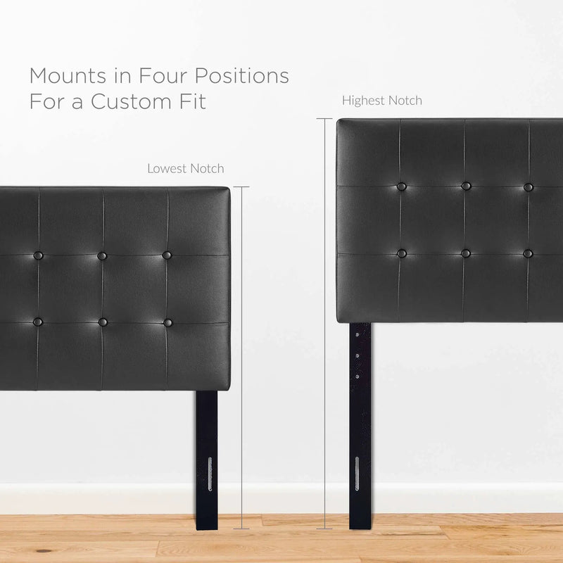 Emily Upholstered Vinyl Twin Headboard by Modway by HouseOfZazla