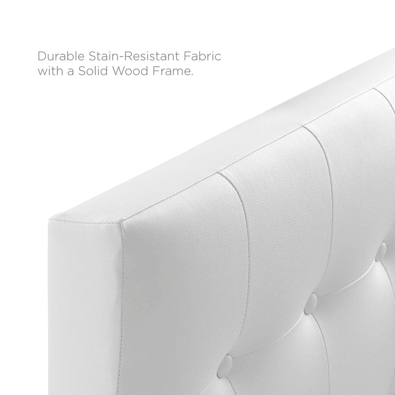 Emily Upholstered Vinyl Twin Headboard by Modway by HouseOfZazla
