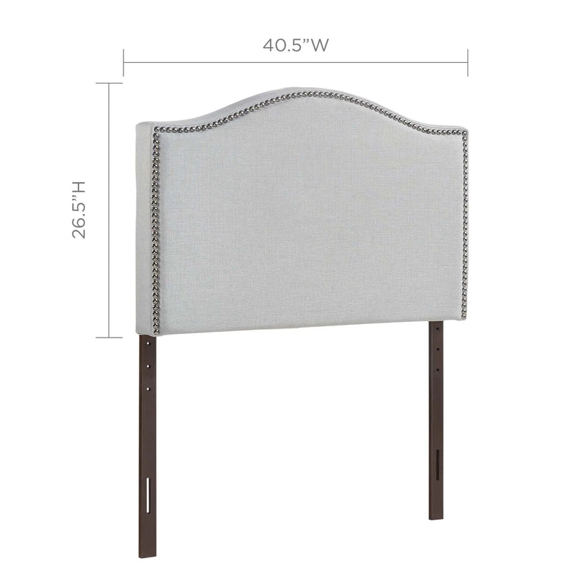 Curl Nailhead Upholstered Twin Headboard by Modway by HouseOfZazla