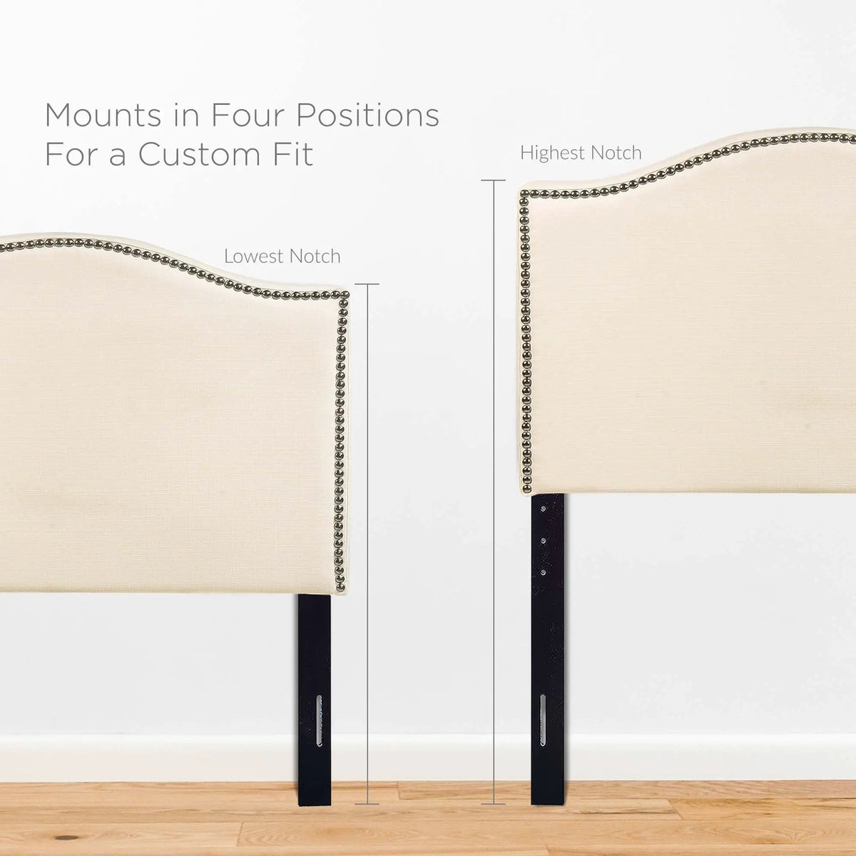 Curl Nailhead Upholstered Twin Headboard by Modway by HouseOfZazla