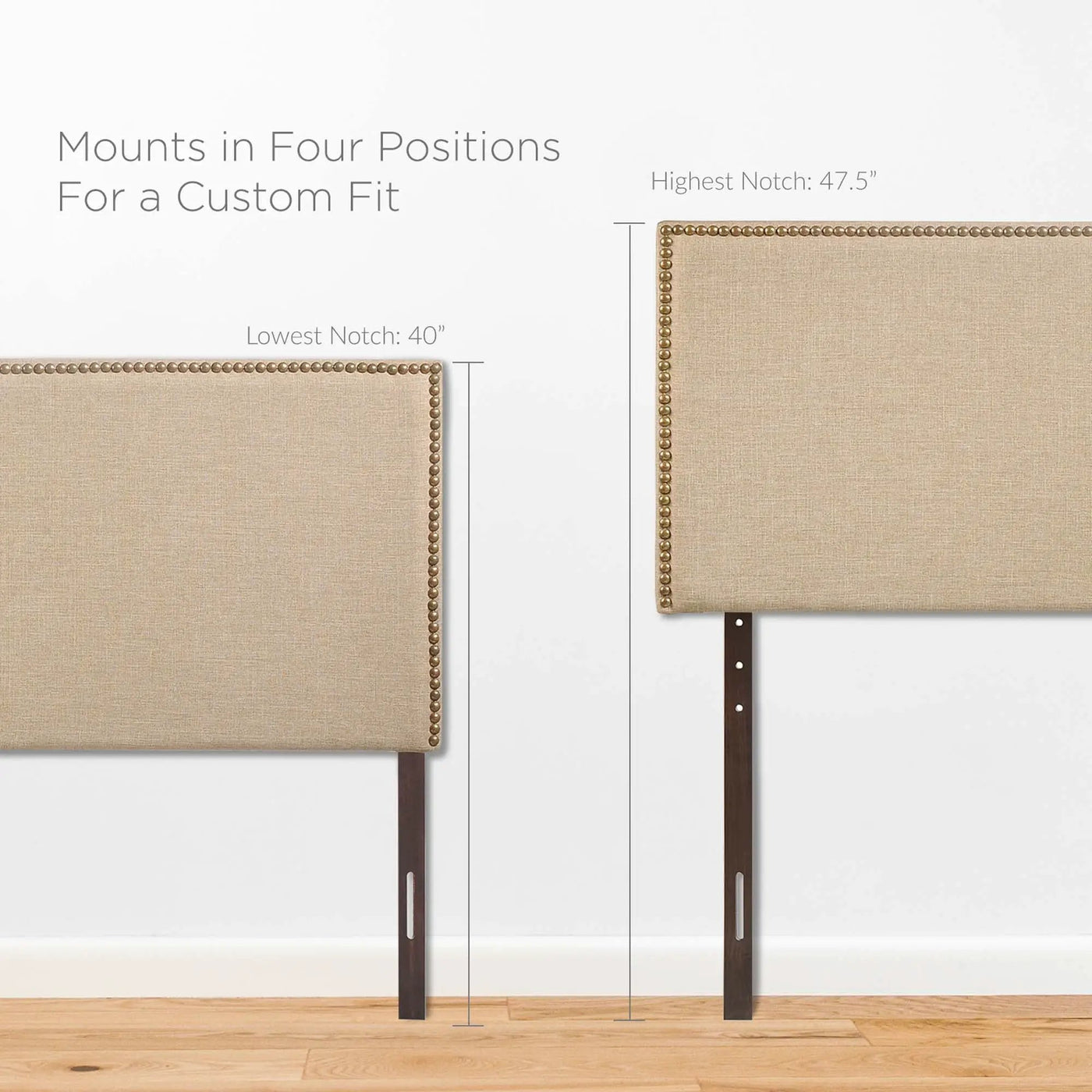 Region Nailhead Upholstered Queen Headboard by Modway by HouseOfZazla