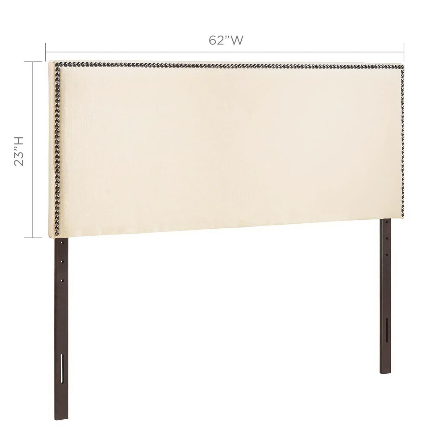 Region Nailhead Upholstered Queen Headboard by Modway by HouseOfZazla