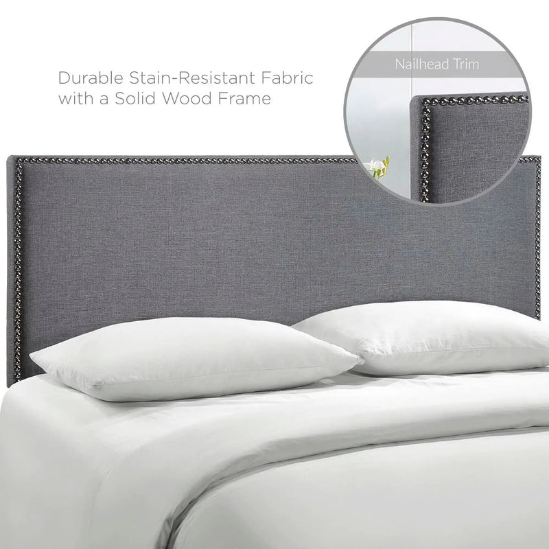 Region Nailhead Upholstered Queen Headboard by Modway by HouseOfZazla
