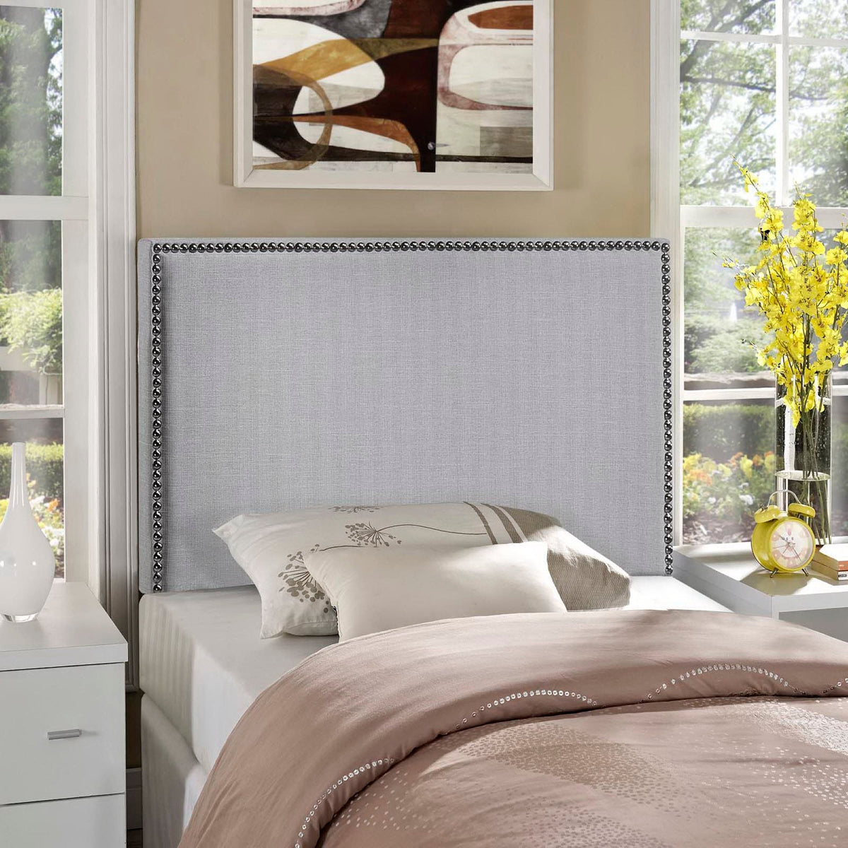Region Nailhead Upholstered Headboard by Modway, photo 6 of 14
