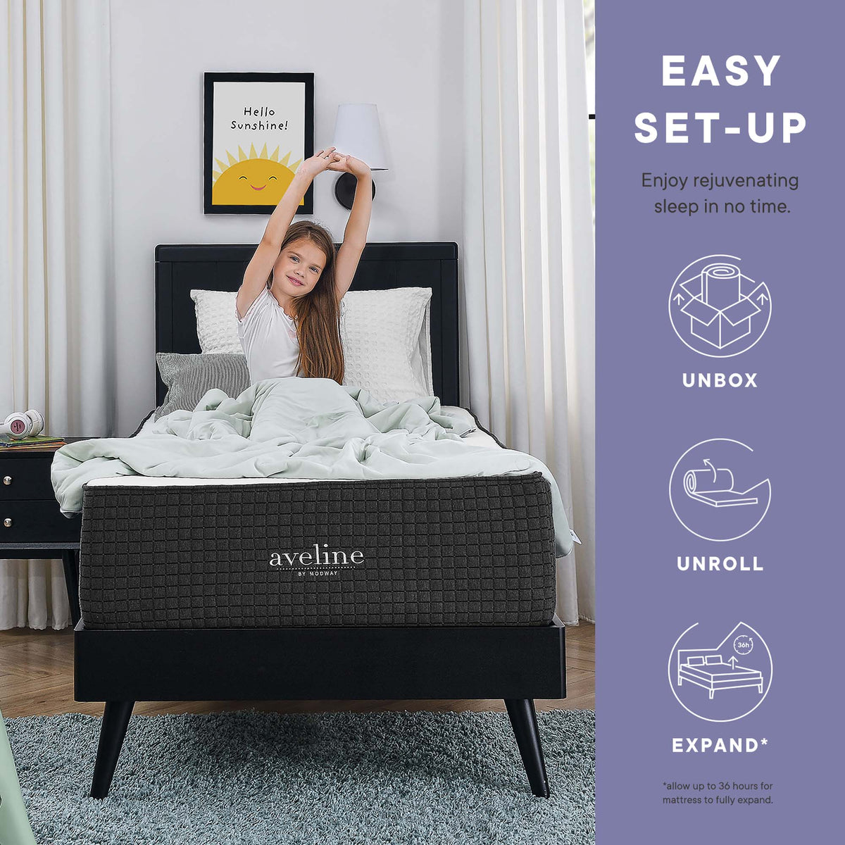 Aveline 6" Twin Mattress by Modway, photo 3 of 19