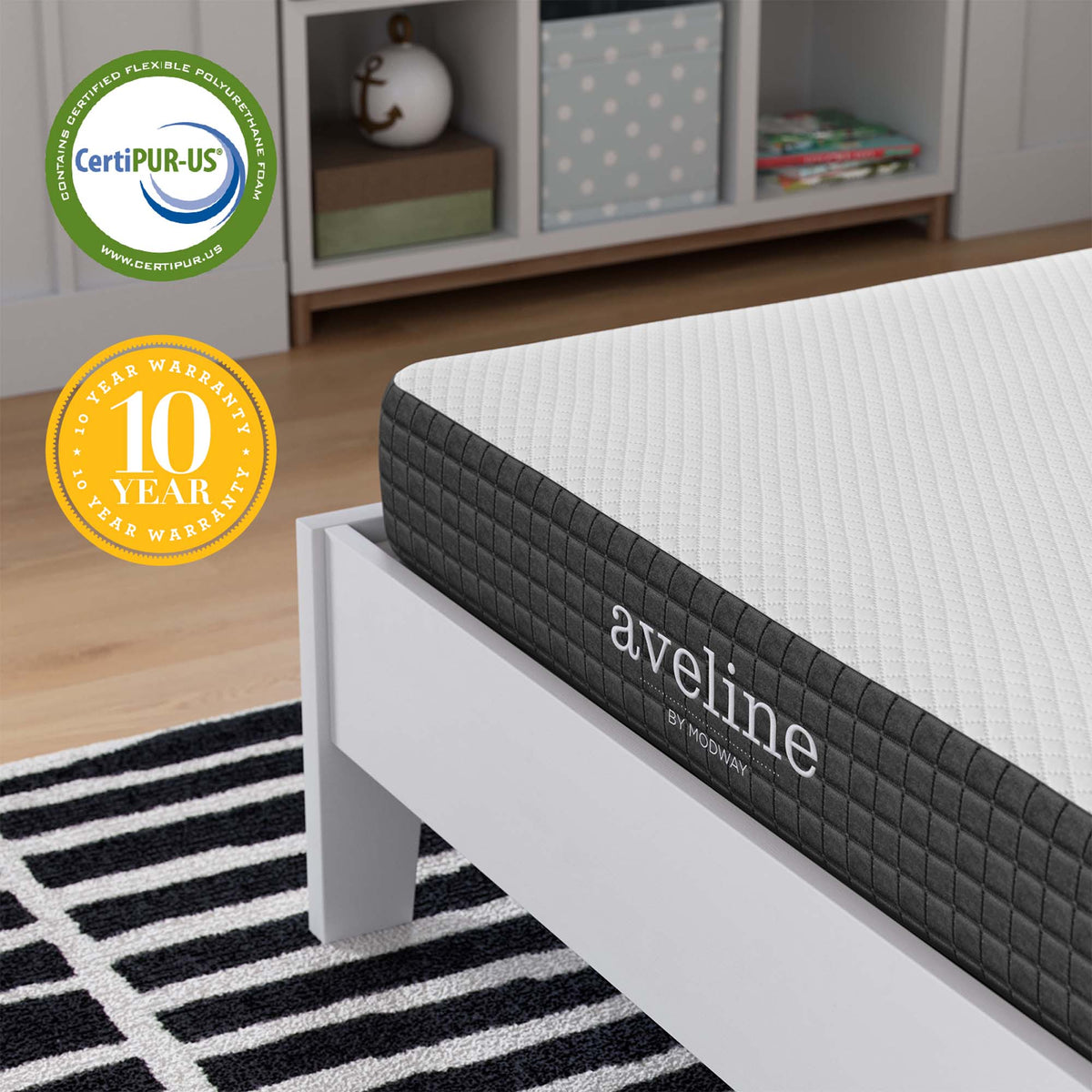 Aveline 6" Twin Mattress by Modway, photo 19 of 19