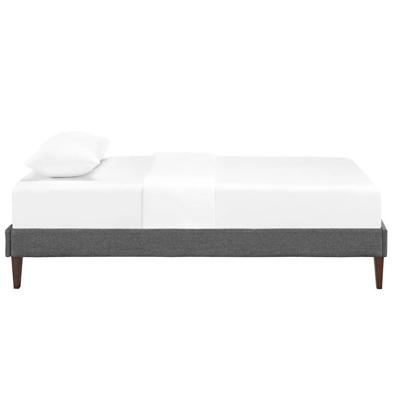 Sharon Fabric Twin Bed Frame with Squared Tapered Legs by Modway by HouseOfZazla