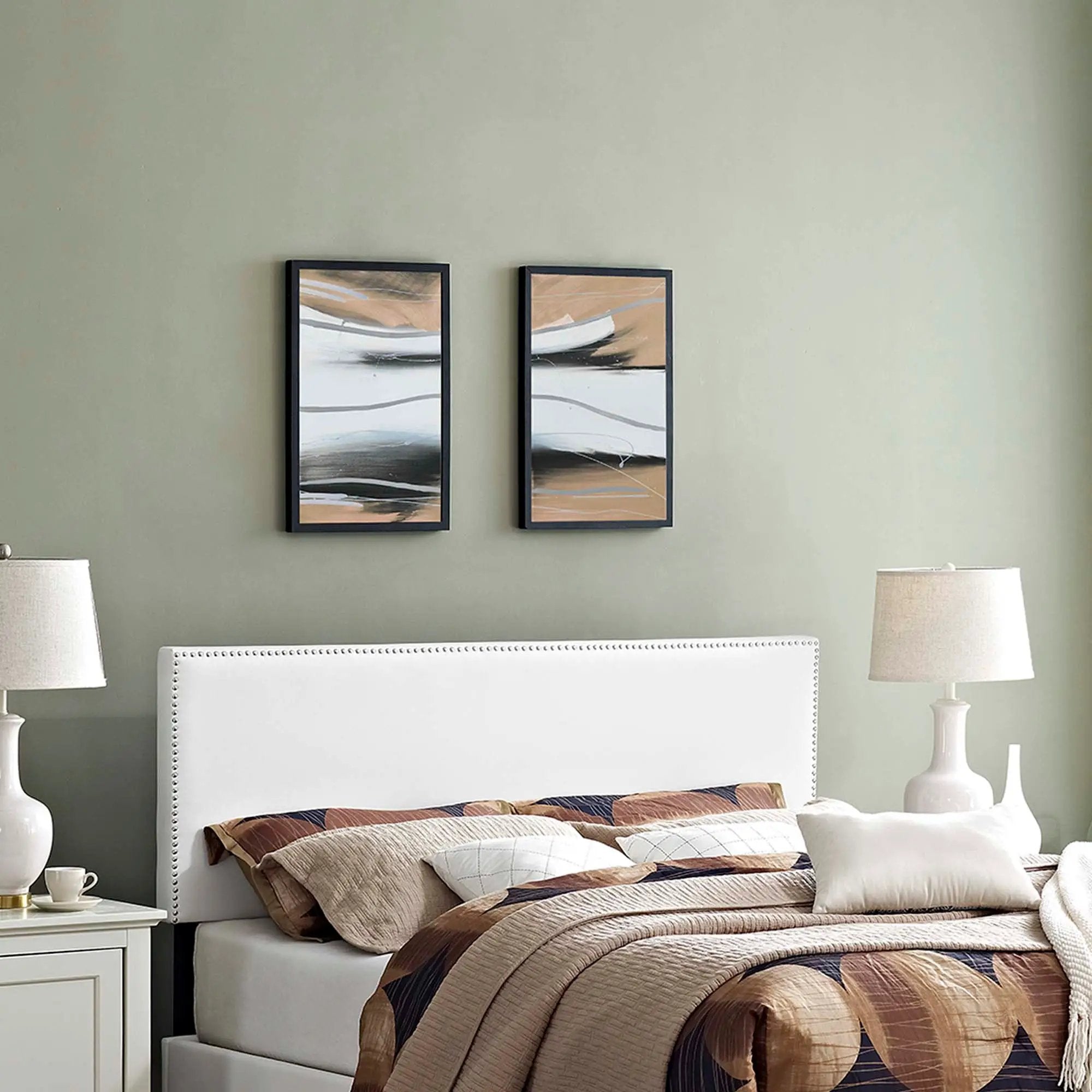 Phoebe Upholstered Vinyl Full Headboard by Modway by HouseOfZazla