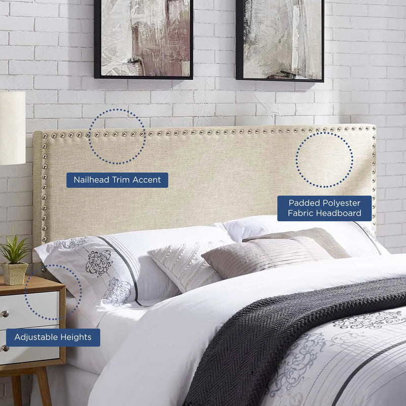 Phoebe Upholstered Fabric Queen Headboard by Modway by HouseOfZazla
