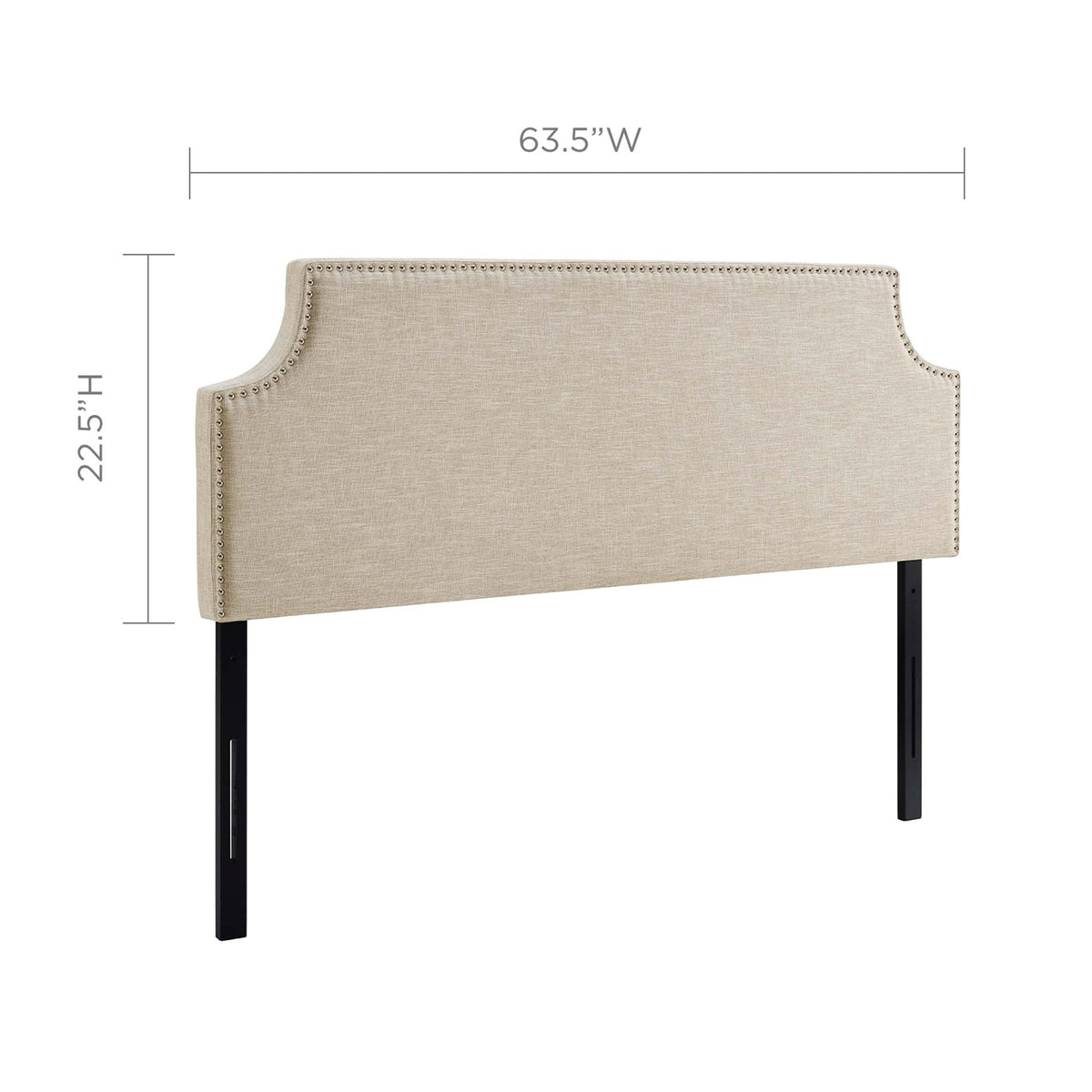 Laura Upholstered Fabric Queen Headboard by Modway, photo 4 of 7