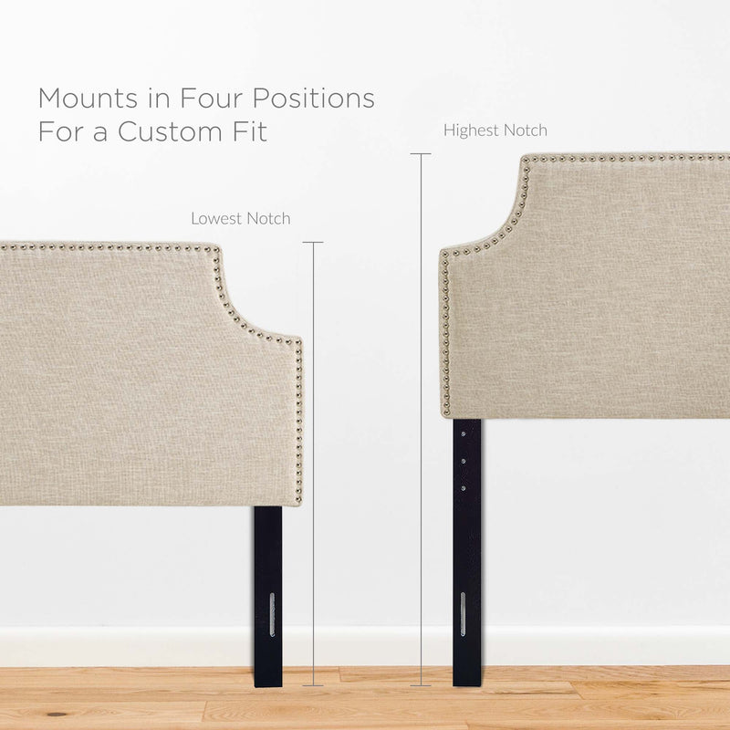 Laura Upholstered Fabric Queen Headboard by Modway, photo 3 of 7