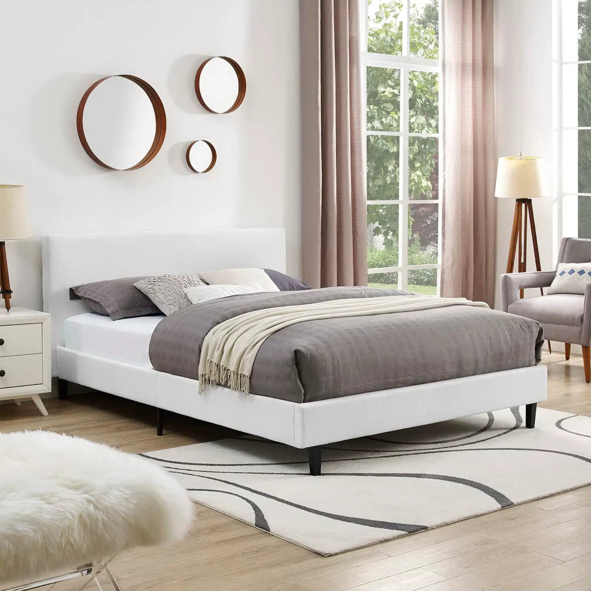 Anya Fabric Queen Bed by Modway by HouseOfZazla