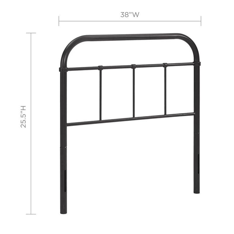 Serena Twin Steel Headboard by Modway by HouseOfZazla