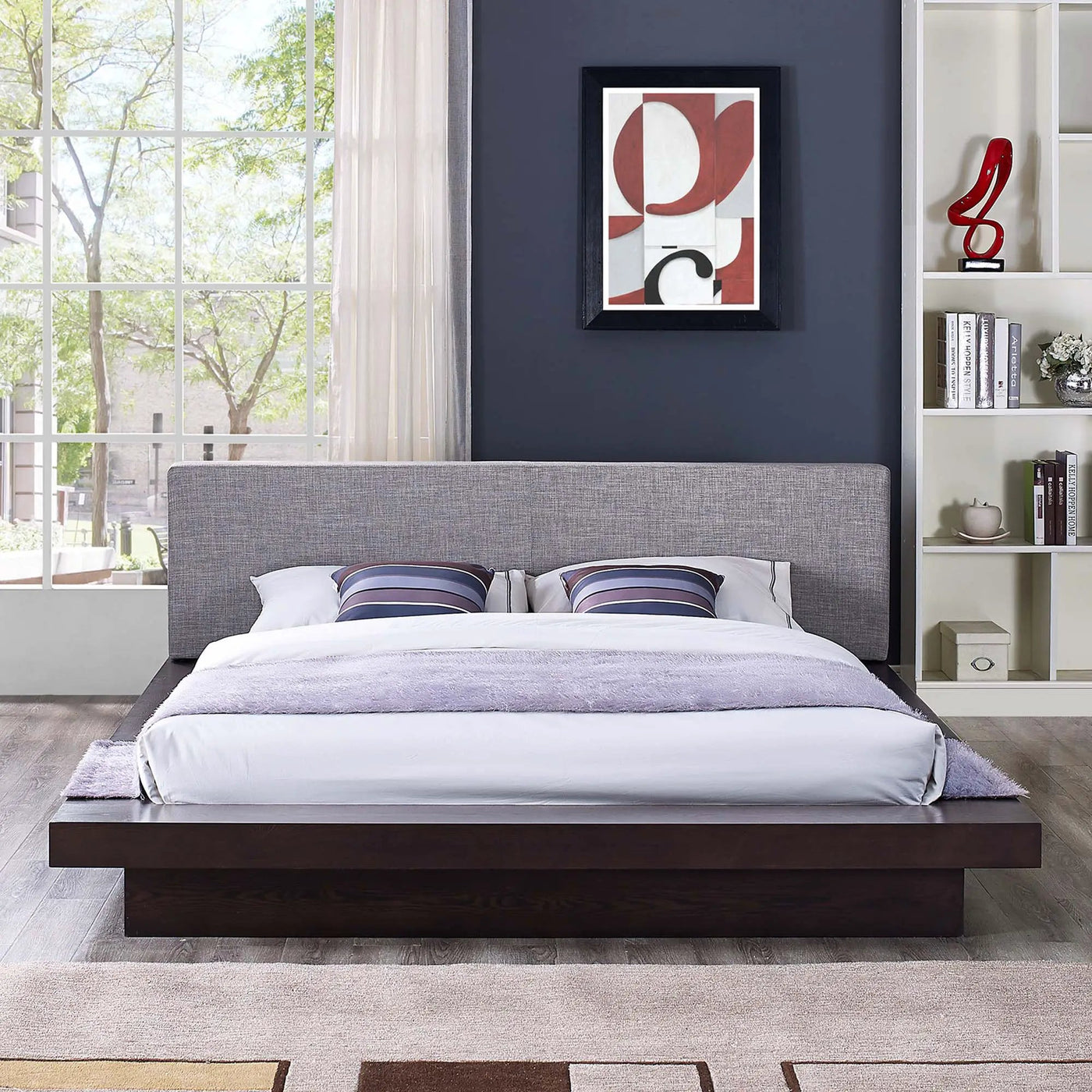 Freja Fabric Queen Platform Bed by Modway by HouseOfZazla