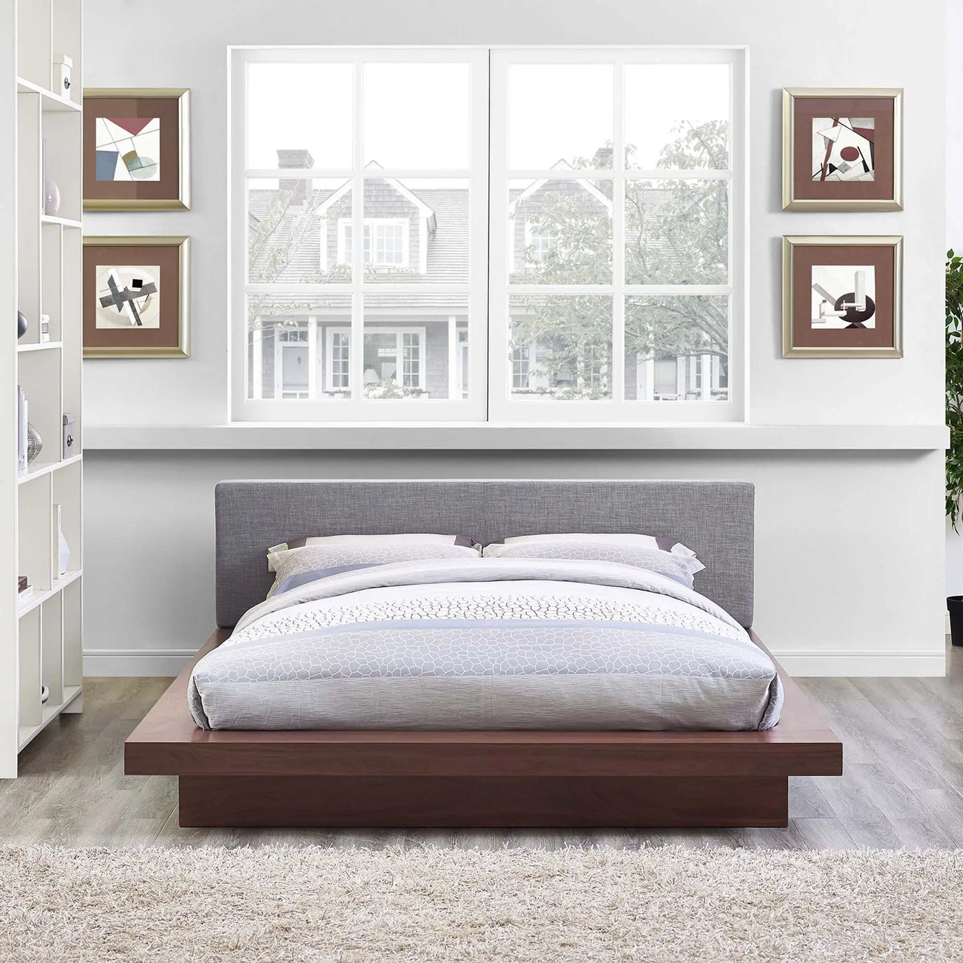Freja Fabric Queen Platform Bed by Modway by HouseOfZazla