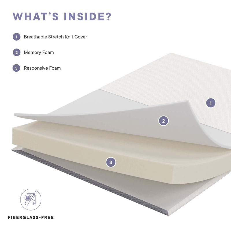 Mila 6" Full XL Mattress by Modway, photo 3 of 19