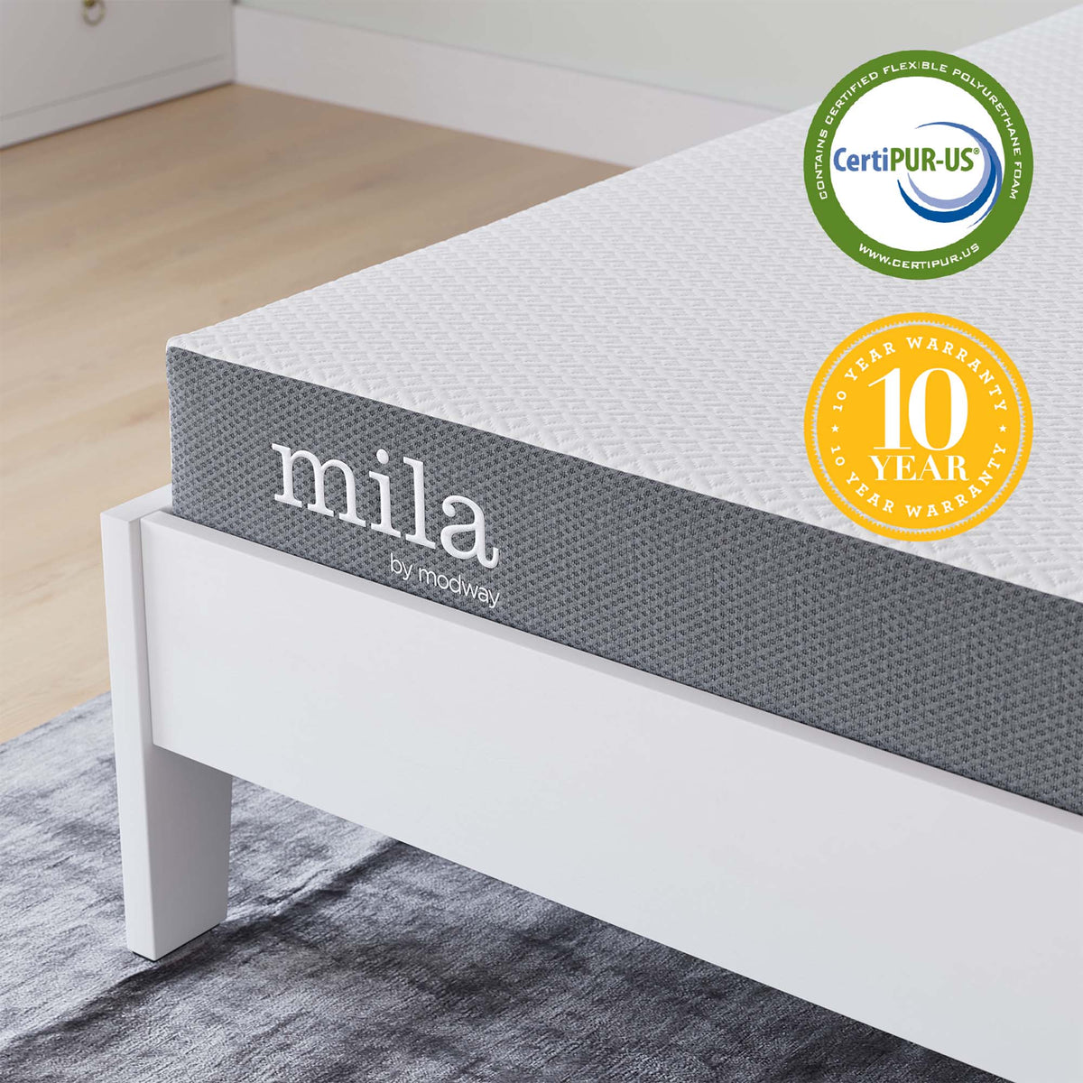 Mila 6" Full XL Mattress by Modway, photo 19 of 19