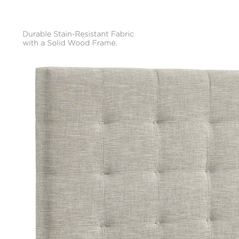 Paisley Tufted Upholstered Linen King and California King Headboard by HouseOfZazla