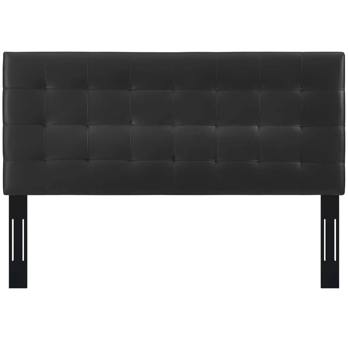 Paisley Tufted Upholstered Faux Leather King and California King Headboard by HouseOfZazla