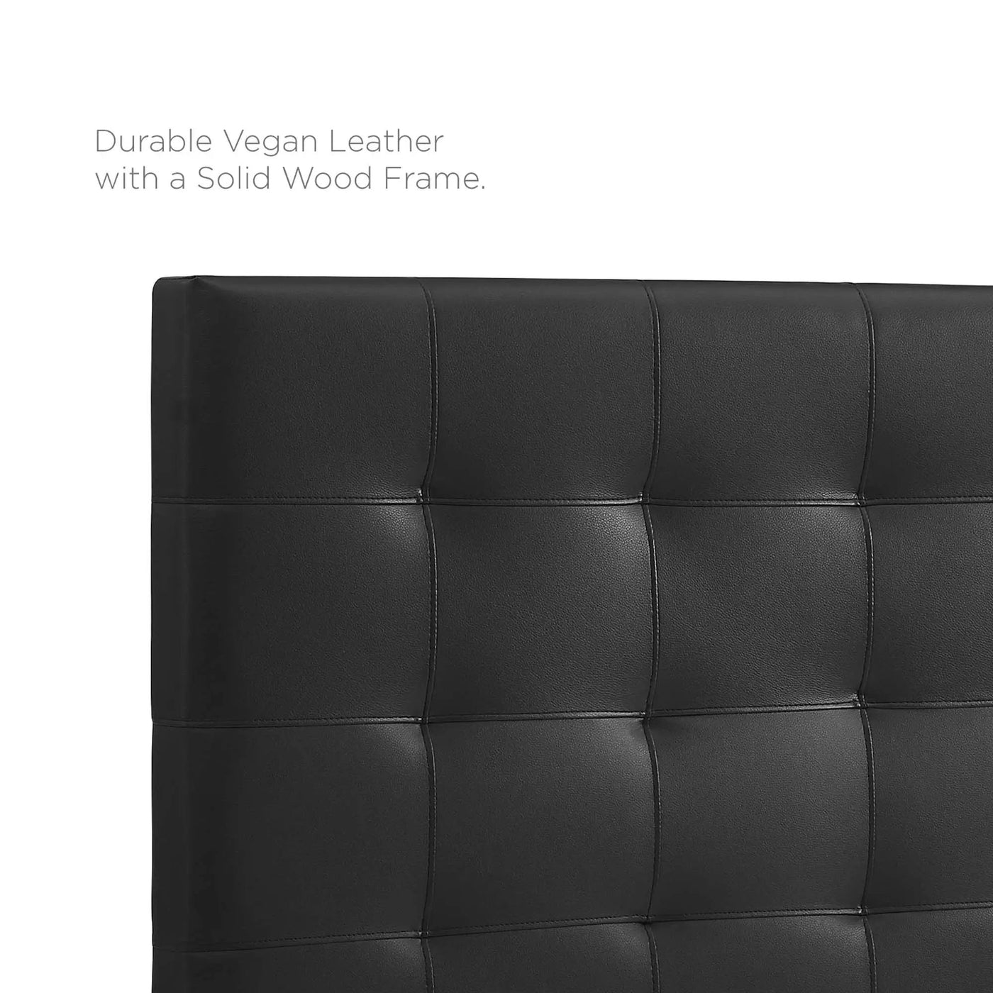 Paisley Tufted Upholstered Faux Leather King and California King Headboard by HouseOfZazla