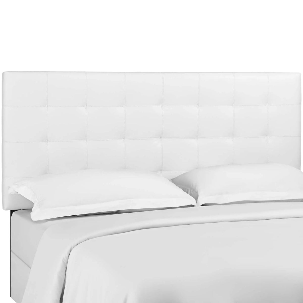 Paisley Tufted Upholstered Faux Leather King and California King Headboard by HouseOfZazla