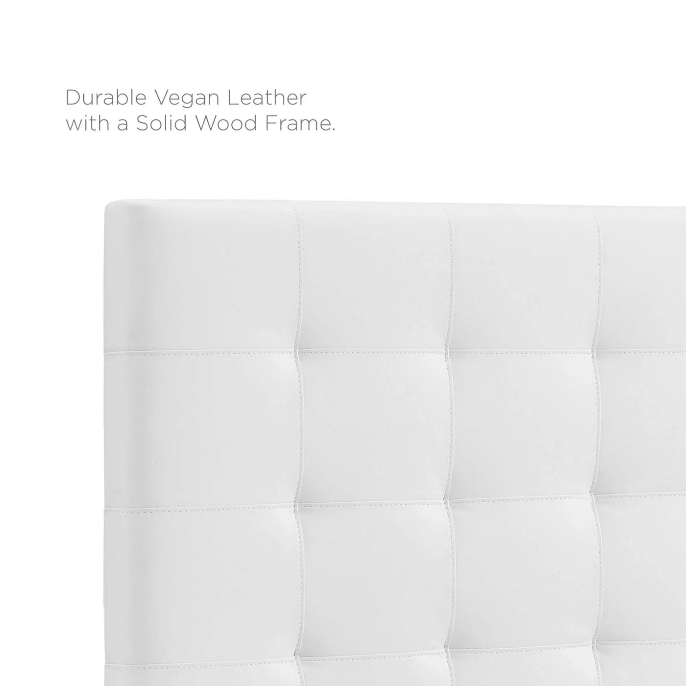 Paisley Tufted Upholstered Faux Leather King and California King Headboard by HouseOfZazla