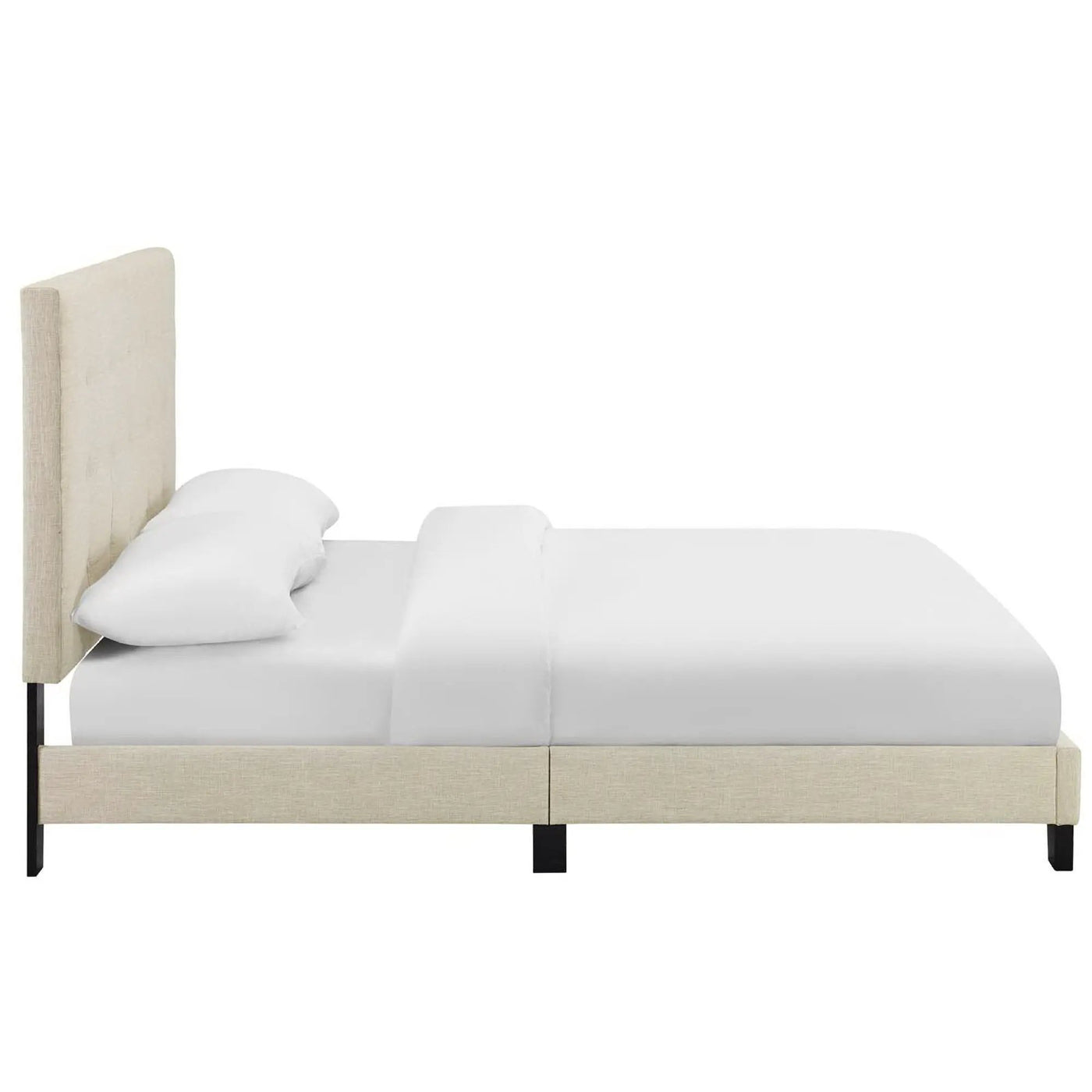 Melanie Tufted Button Upholstered Fabric Queen Platform Bed by Modway by HouseOfZazla