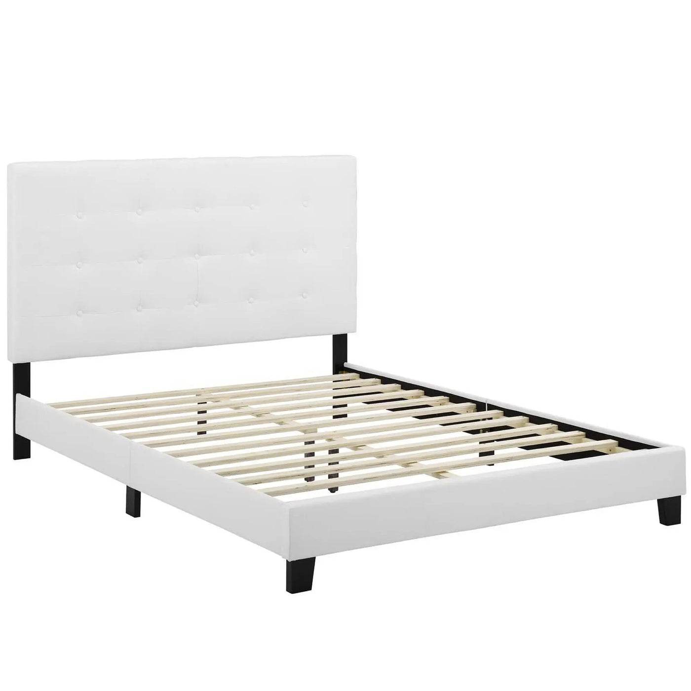 Melanie Tufted Button Upholstered Fabric Queen Platform Bed by Modway by HouseOfZazla