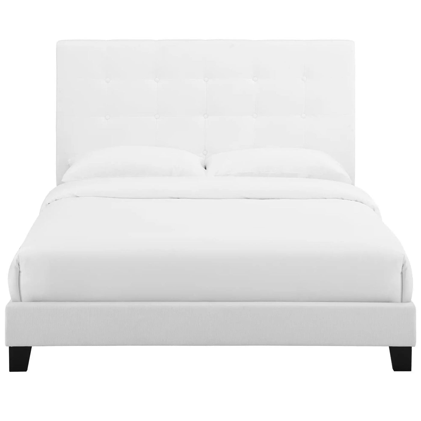 Melanie Tufted Button Upholstered Fabric Queen Platform Bed by Modway by HouseOfZazla