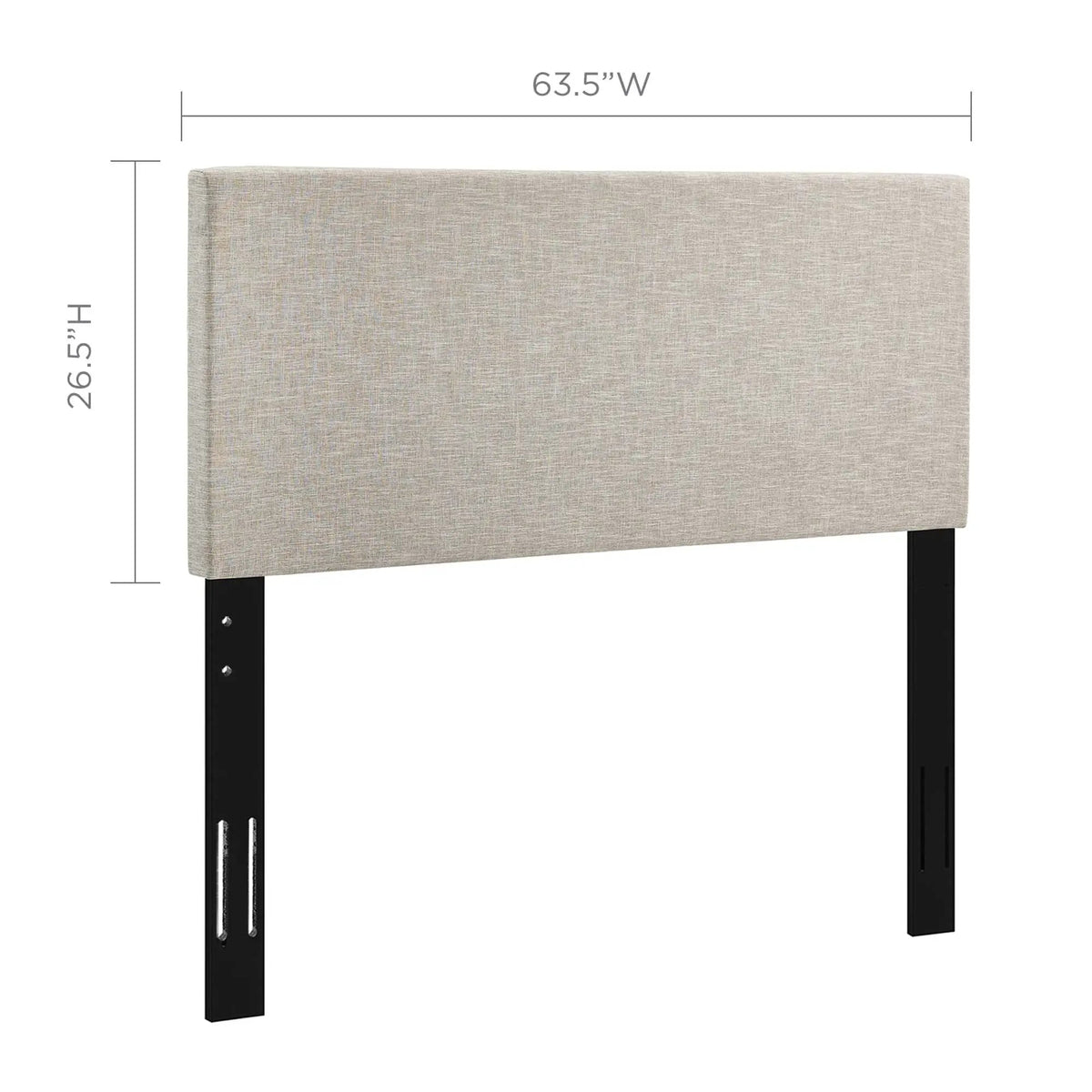 Taylor Upholstered Linen Fabric Full / Queen Headboard by Modway by HouseOfZazla