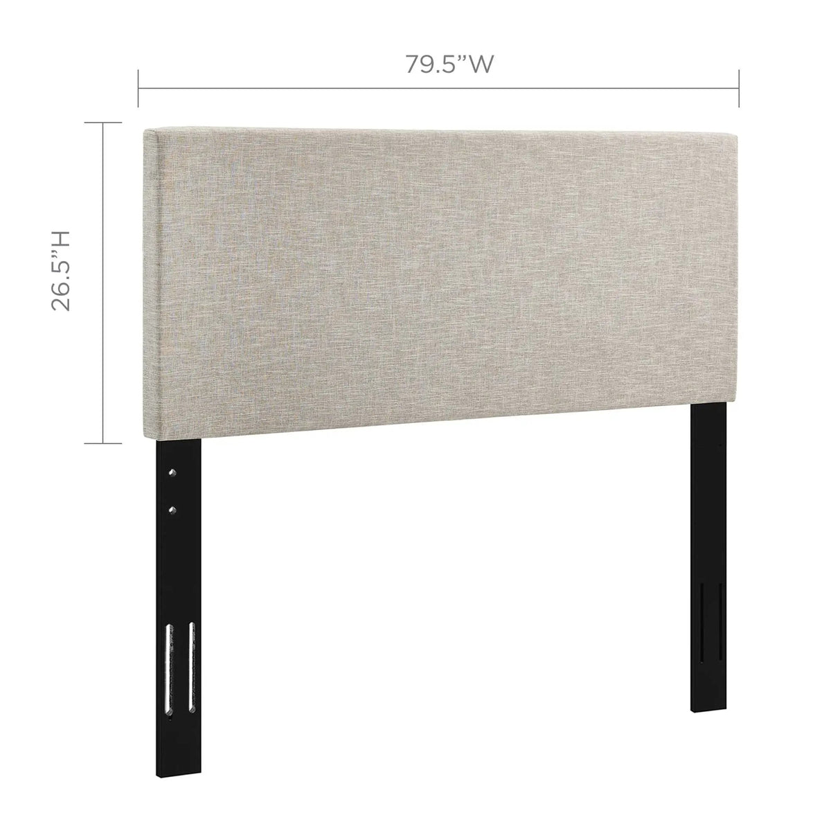 Taylor Upholstered Linen Fabric King and California King Headboard by Modway by HouseOfZazla