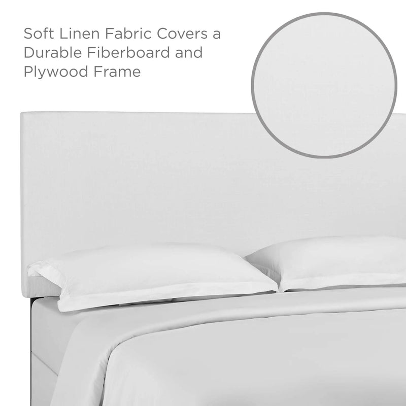 Taylor Upholstered Linen Fabric King and California King Headboard by Modway by HouseOfZazla