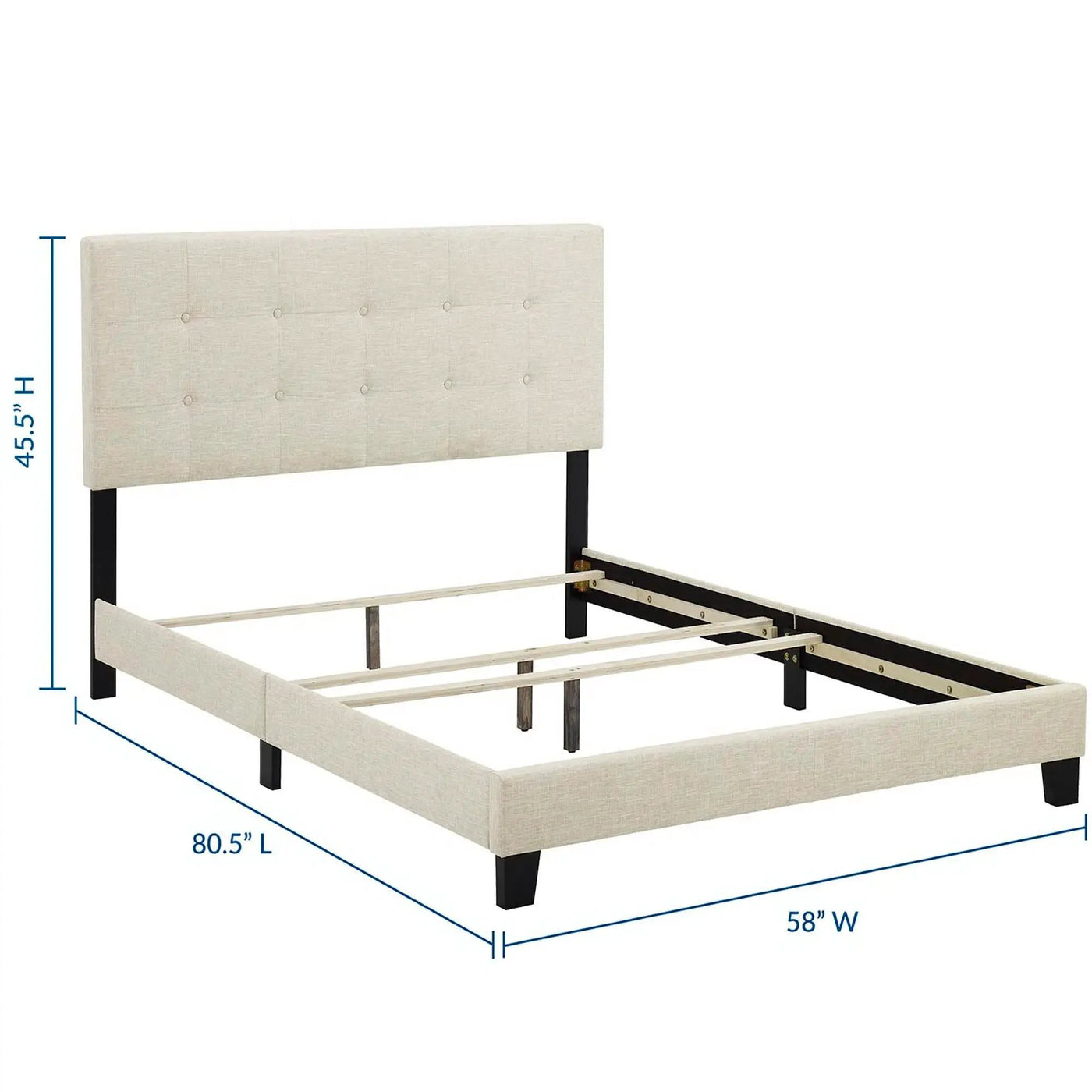 Amira Upholstered Fabric Full Bed by Modway by HouseOfZazla