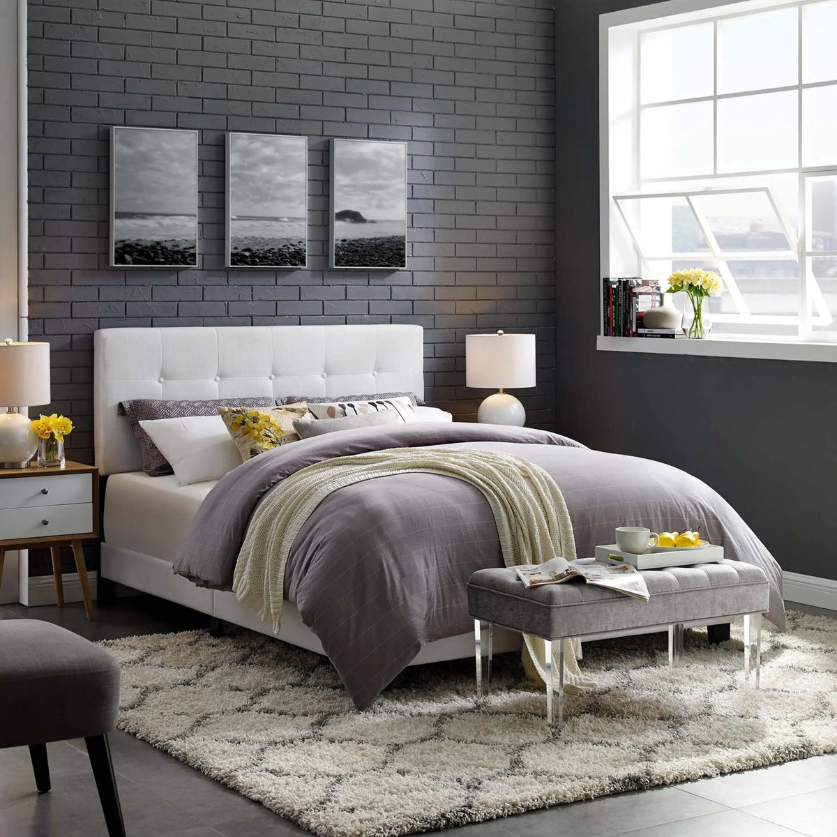 Amira Upholstered Fabric Full Bed by Modway by HouseOfZazla