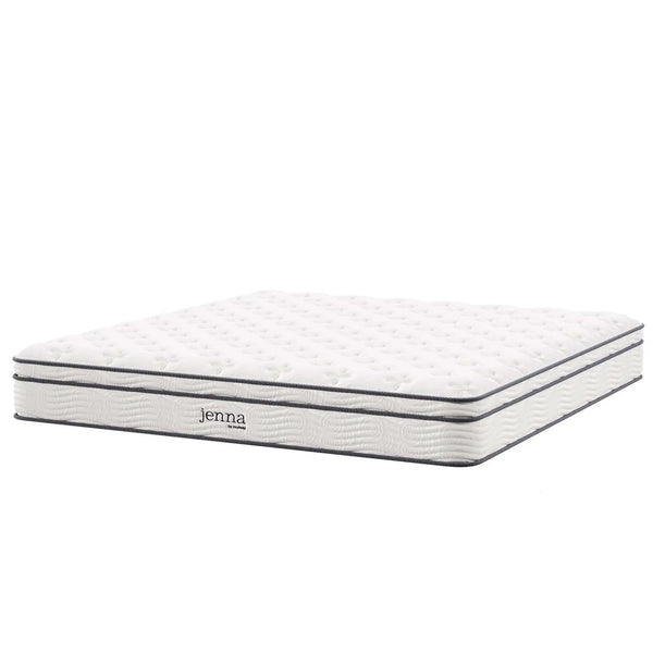Jenna 10" Innerspring and Foam California King Mattress by Modway