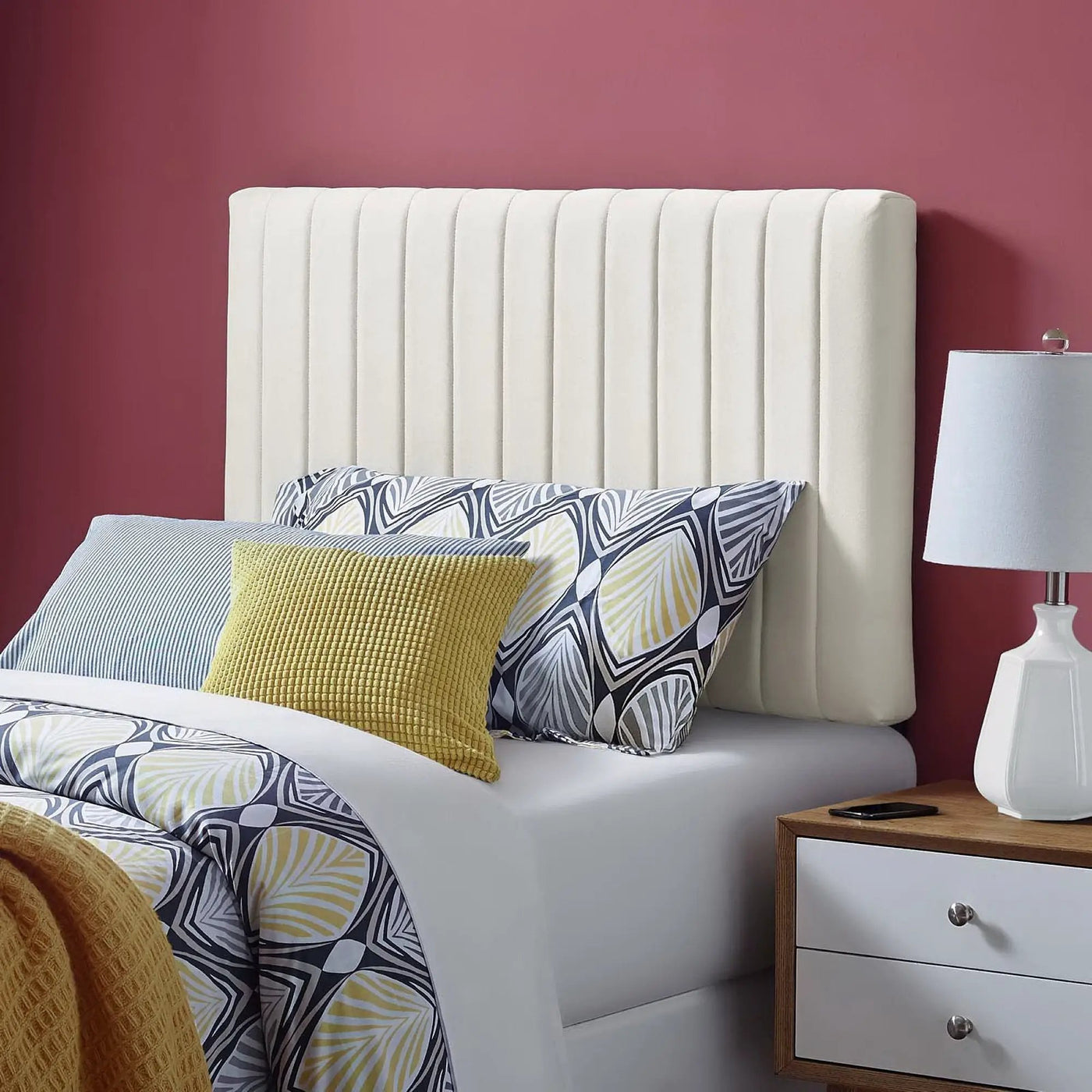 Keira Performance Velvet Twin Headboard by Modway by HouseOfZazla