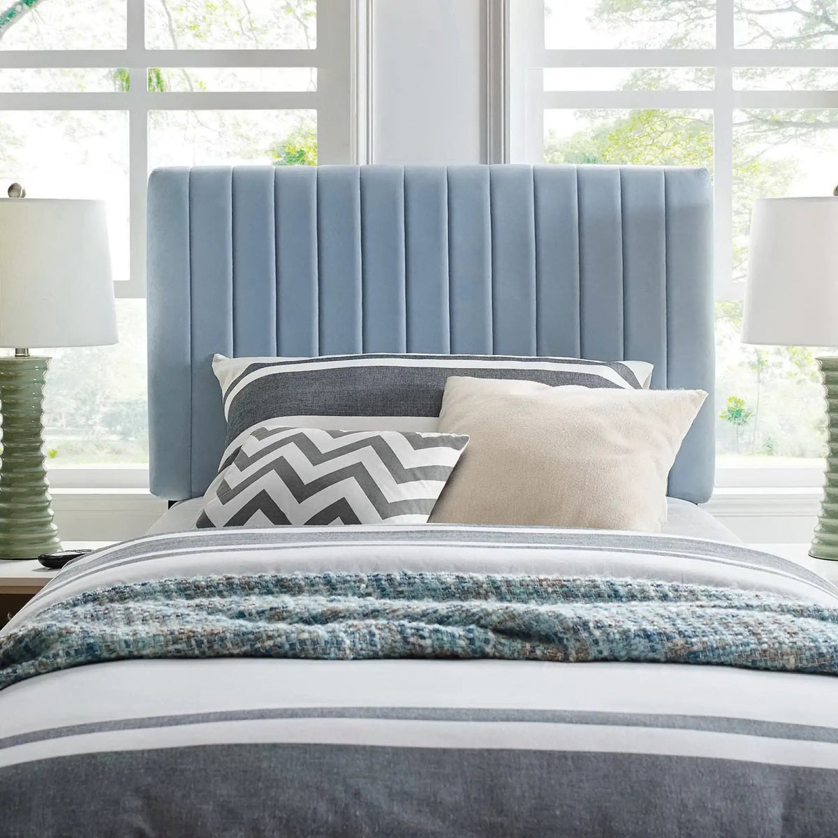Keira Performance Velvet Twin Headboard by Modway by HouseOfZazla