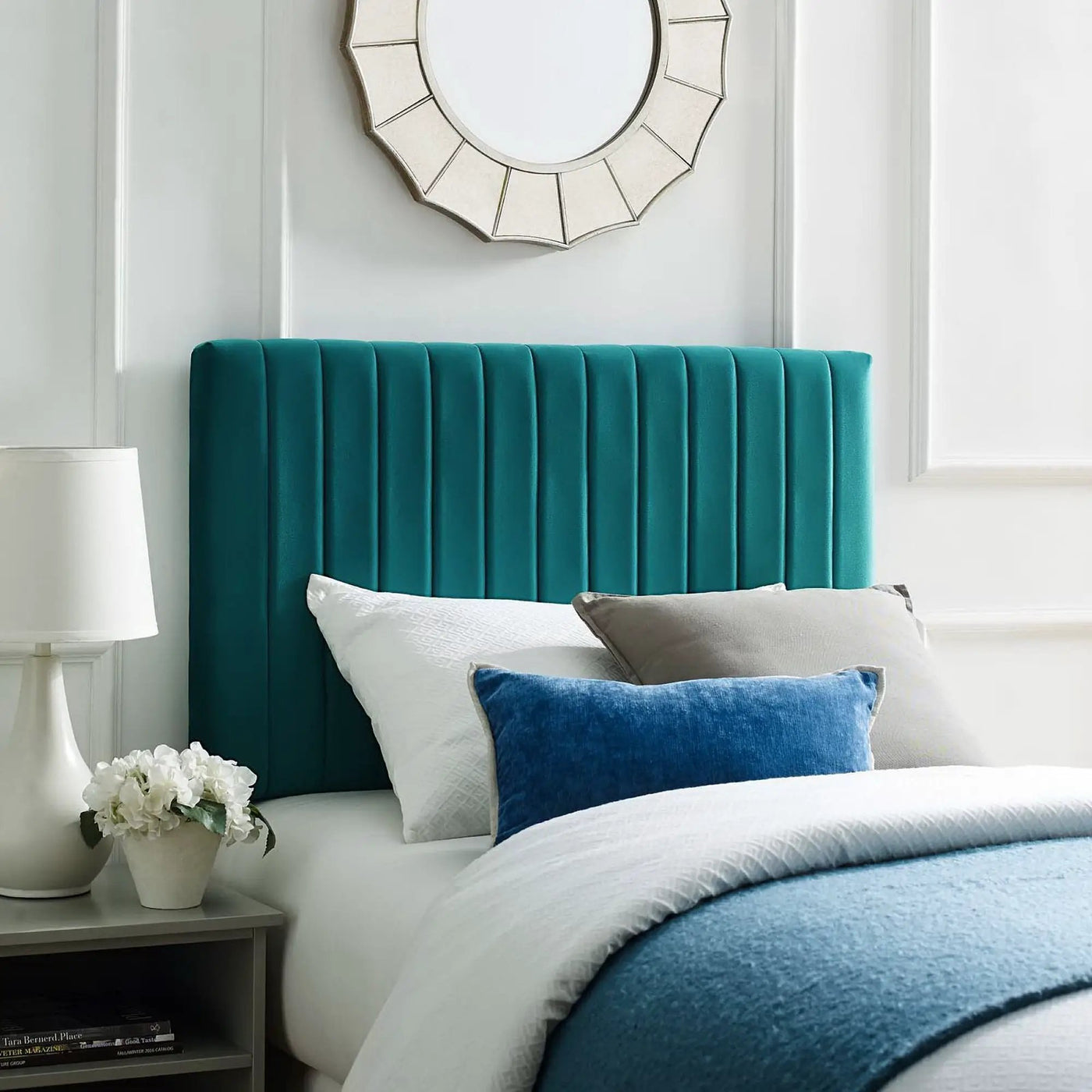 Keira Performance Velvet Twin Headboard by Modway by HouseOfZazla