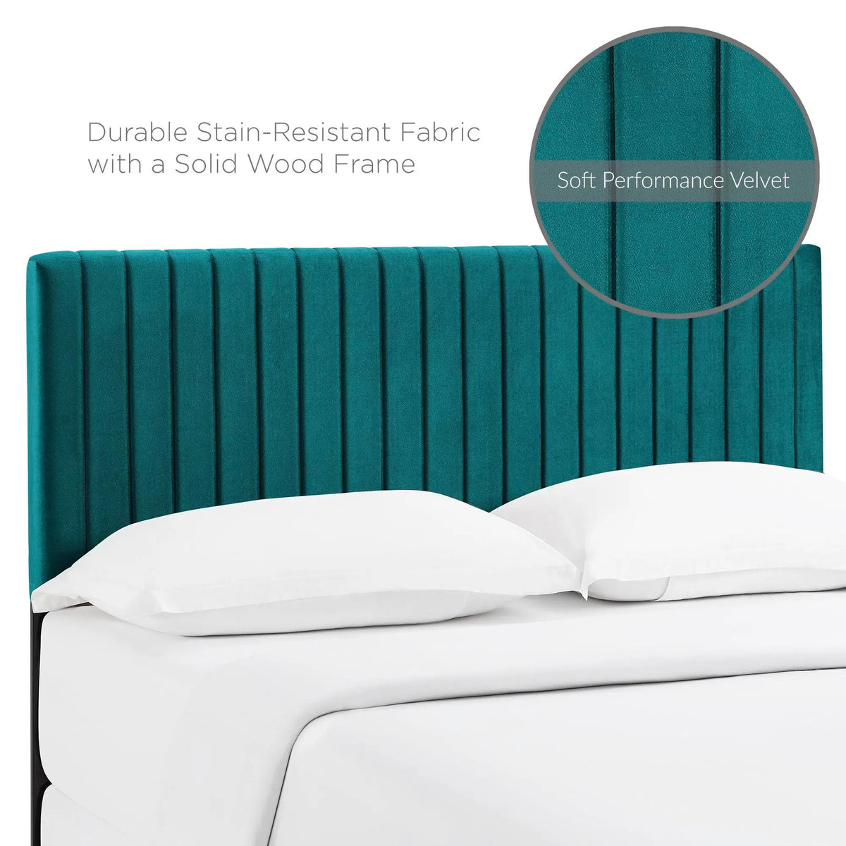 Keira Performance Velvet Full/Queen Headboard by Modway by HouseOfZazla