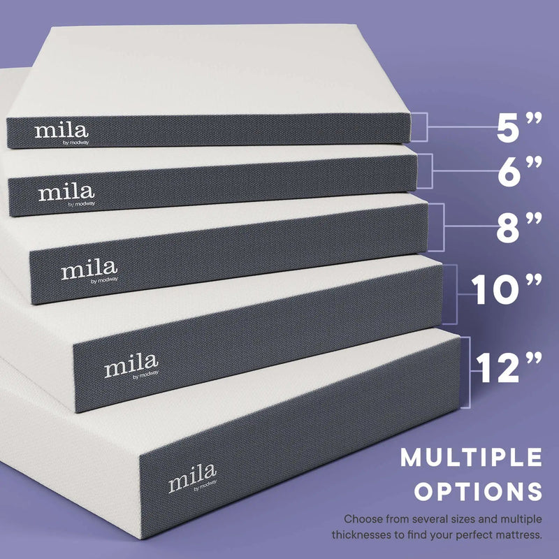 Mila 6" Foam Mattress Set of 2 by Modway by HouseOfZazla