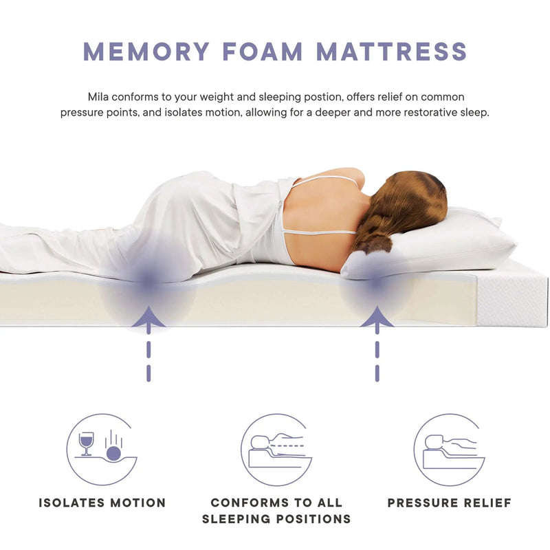 Mila 6" Foam Mattress Set of 2 by Modway by HouseOfZazla